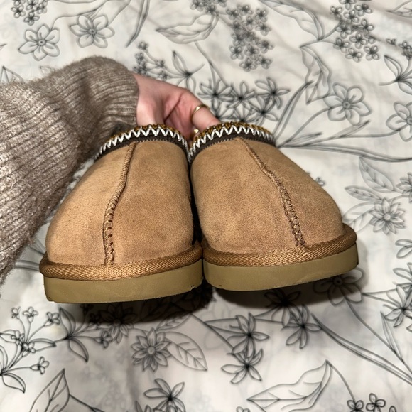 UGG Tasman Brown Suede Slippers - Picture 7 of 13
